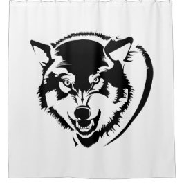 Cortina Para Chuveiro Chefe de Lobo