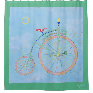 Cortina Para Chuveiro Circus Bike