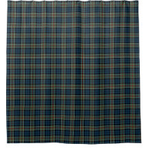 Colquhoun Clan Tartan Marinho Xadrez Azul