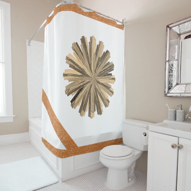 Cortina Para Chuveiro Cortina chá (In Situ)