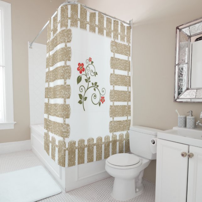 Cortina Para Chuveiro Cortina chá (In Situ)