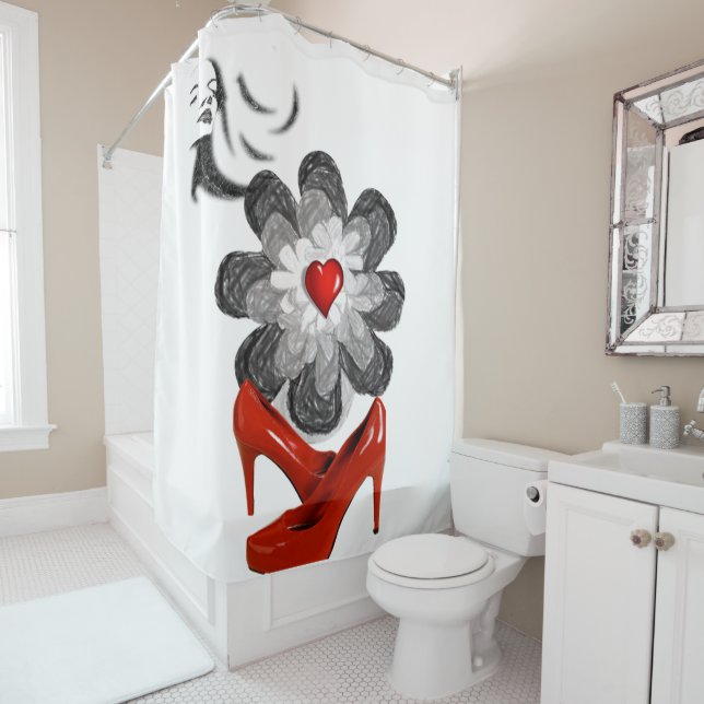 Cortina Para Chuveiro Cortina chá (In Situ)