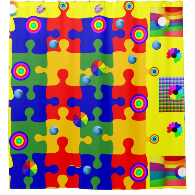 Cortina Para Chuveiro Cortina de Chá para Crianças (Frente)