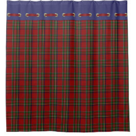 Cortina Para Chuveiro Cortina Xadrez Real Stewart Tartan