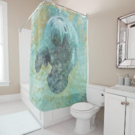 Cortina Para Chuveiro Costeira, Belo Manateado