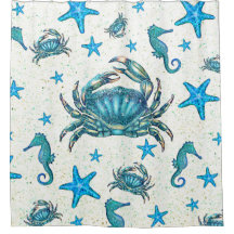 Crab-Starfish-Sparkle, de Azul-Praia Moderna