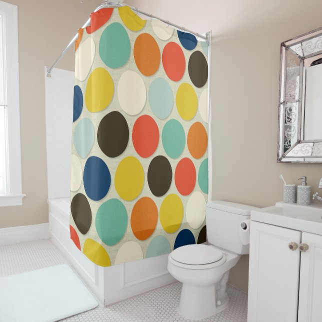 Cortina Para Chuveiro creme de charlie (In Situ)