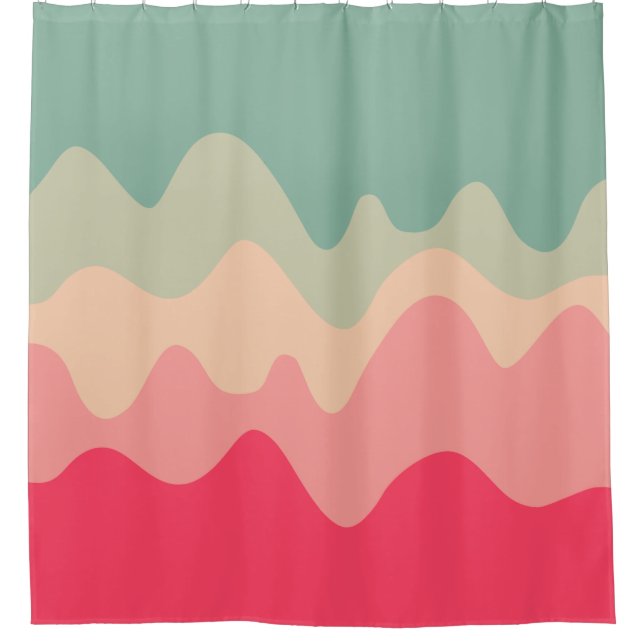 Cortina Para Chuveiro Desenho de som 04 (Frente)