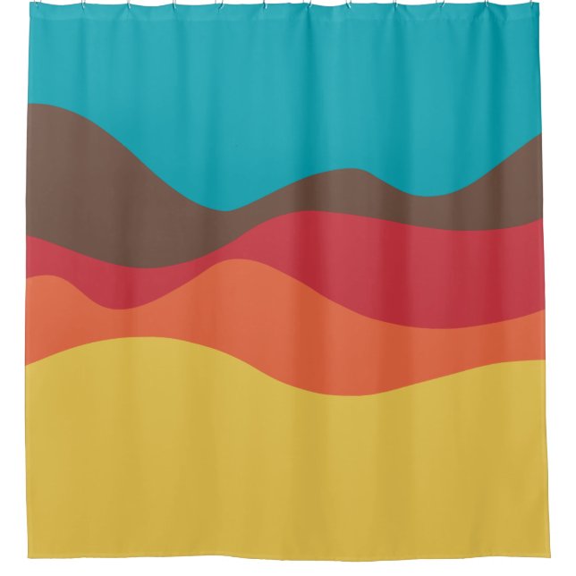 Cortina Para Chuveiro Desenho de som 09 (Frente)