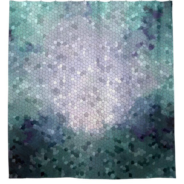 Cortina Para Chuveiro Design 15 Mosaico (Frente)