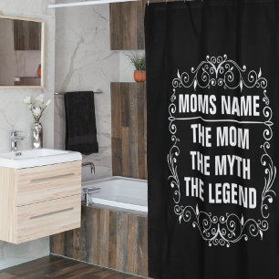 Cortina Para Chuveiro Dia das mães feliz da mamã