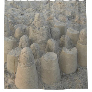 Cortina Para Chuveiro dreamy sandcastle