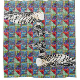 Cortina Para Chuveiro Edredão estúpido dos padrões