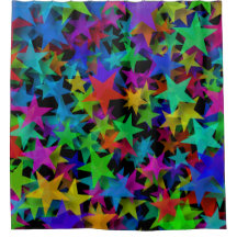 Estrelas Coloridas do Arco-íris Descolado