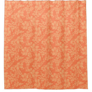Cortina Para Chuveiro Floral havaiano afligido Pareau do hibiscus
