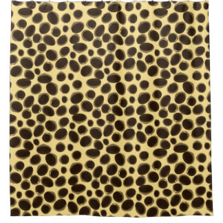 Cortina Para Chuveiro Impressão em animais leopardo