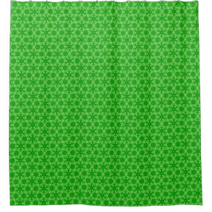 Cortina Para Chuveiro Laço antigo - esmeralda e verde limão