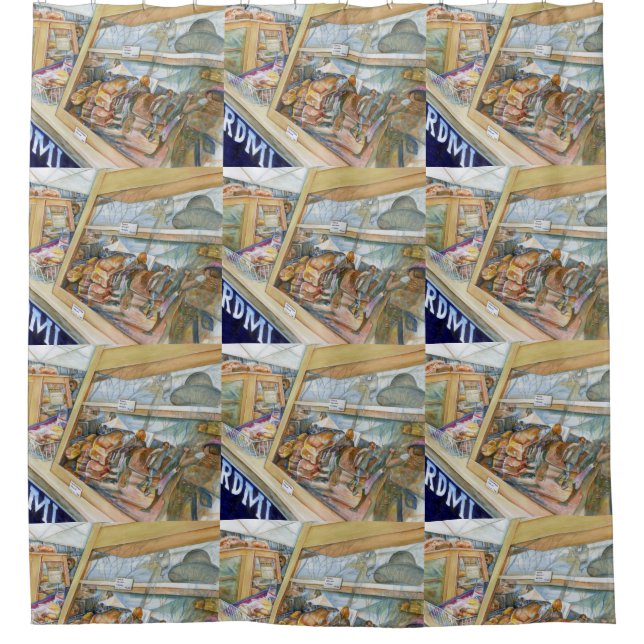 Cortina Para Chuveiro Lado ensolarado da loucura (Frente)