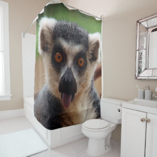 Cortina Para Chuveiro Lemur