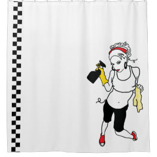 Cortina Para Chuveiro limpeza de cadeia