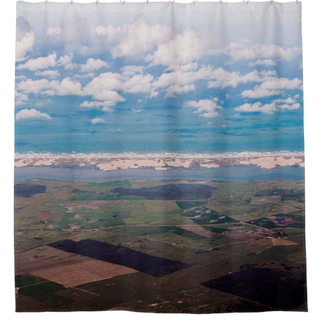 Cortina Para Chuveiro Litoral australiano sul (Frente)