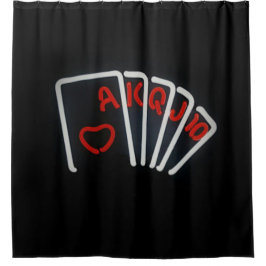 Cortina Para Chuveiro Lucky Royal Flush