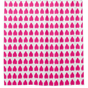 Cortina Para Chuveiro Meninos asiáticos cor-de-rosa