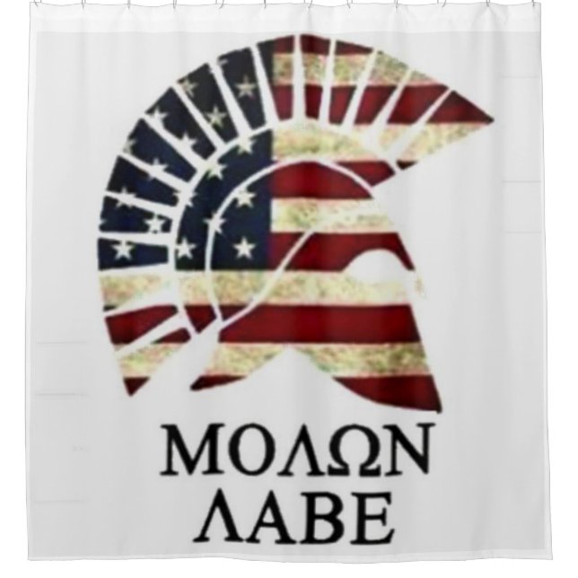 CORTINA PARA CHUVEIRO MOLON LABE (Frente)