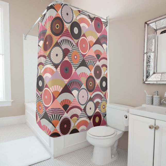 Cortina Para Chuveiro morango (In Situ)