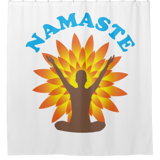 Cortina Para Chuveiro Namaste (Frente)