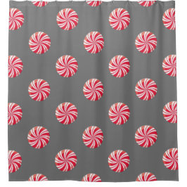 Cortina Para Chuveiro Natal do Peppermint