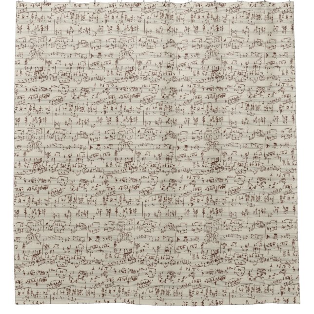 Cortina Para Chuveiro Notas da música (Frente)