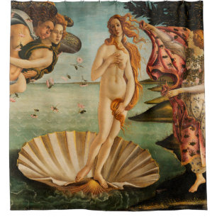 Cortina Para Chuveiro O nascimento de Botticelli de Venus