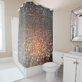 Cortina Para Chuveiro Ombre terracotta brilho brilhante