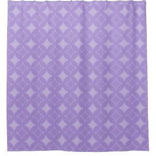 Cortina Para Chuveiro Padrão de naufrágio Lilac