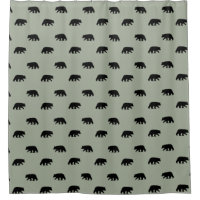 Padrão de silhuetas do urso preto
