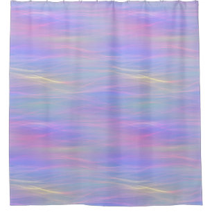 Cortina Para Chuveiro Palavra Chá Wispy Rainbow