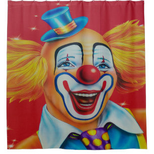 Cortina Para Chuveiro Palhaço de circo