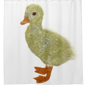 Cortina Para Chuveiro pato ouro