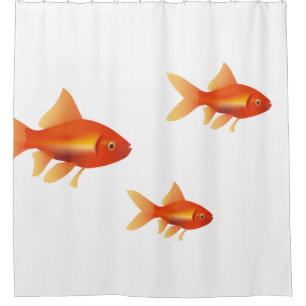 Cortina Para Chuveiro Peixe dourado