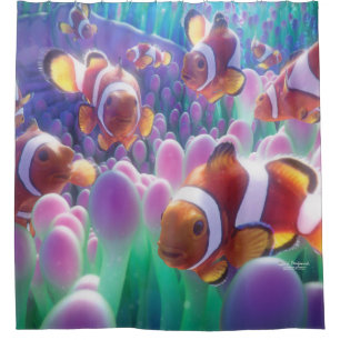 Cortina Para Chuveiro Peixes Nemo do palhaço