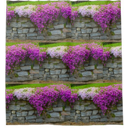 Cortina Para Chuveiro Phlox Drapado Em Rochas