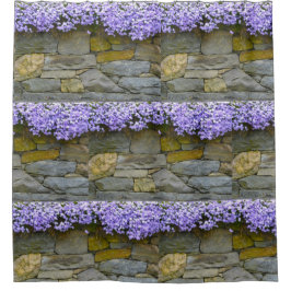 Cortina Para Chuveiro Phlox On Rocks