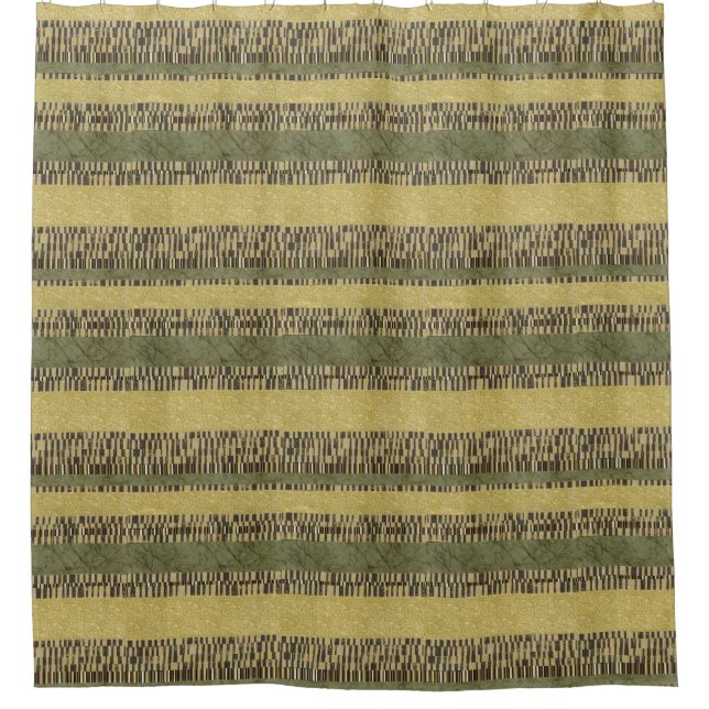 Cortina Para Chuveiro Pintura de painel multipadrão (Frente)