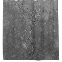 Planeta de superfície da lua das crateras grandes