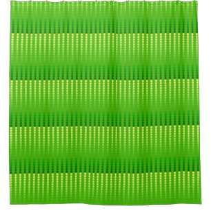 Cortina Para Chuveiro Pontos satíricos - tons de verde limão