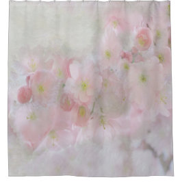 Cortina Para Chuveiro Primavera em Flor em Rosa