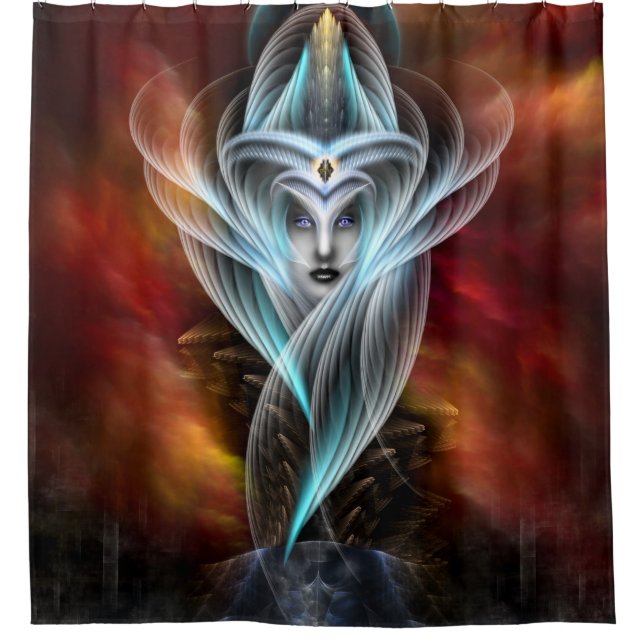 Cortina Para Chuveiro Que Sonhos São Feitos De ENH (Frente)