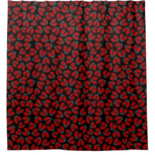 Cortina Para Chuveiro Recolha de Ladybug
