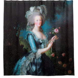 Cortina Para Chuveiro Retrato de Marie Antoinette